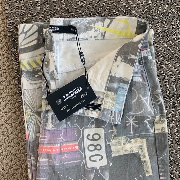 Jaded London Print Denim - Picture 3 of 3